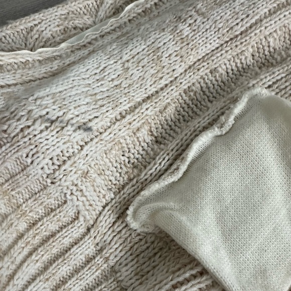 Vintage Mock Neck Cable Knit Zip Up Cardigan - Picture 10 of 11